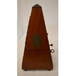 A cased Metronome de Maelzel