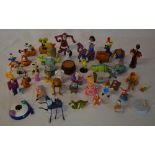 Various toys and figures including McDon