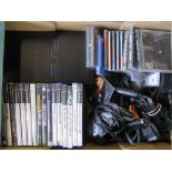 Playstation 2 console, accessories and g