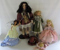 Various collectable dolls