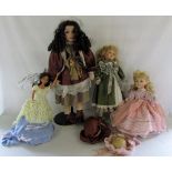 Various collectable dolls