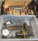 2 boxes of assorted vintage tools