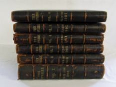 6 volumes of The Sphere January 1900 - S