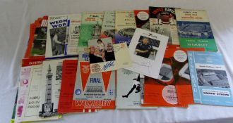 Various football programmes dating from