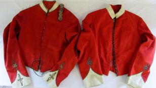 2 red military jackets (af)