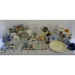Selection of ceramics and glassware etc