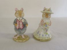 2 Royal Doulton Bramley Hedge figures 'D