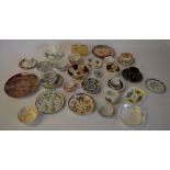 Ceramic / porcelain plates, cups and sau