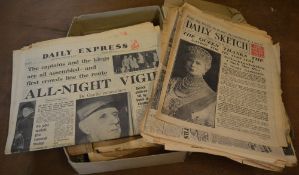 Newspaper clippings / cuttings including