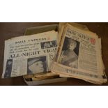 Newspaper clippings / cuttings including