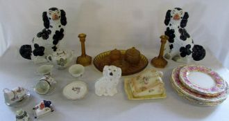 Assorted ceramics and glassware inc chil
