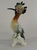 Hoopoe bird figure by Karl Ens H 26 cm