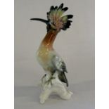 Hoopoe bird figure by Karl Ens H 26 cm