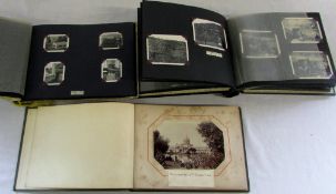 3 albums of photographs inc Korean War (