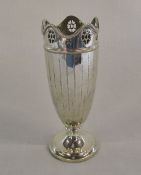 Silver vase Birmingham 1931 Maker Adie B