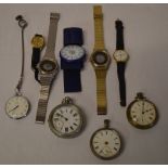 Wristwatches and pocket watches includin