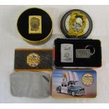 2 Zippo presentation tins 'Harley Davids