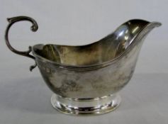 Silver cream jug Birmingham 1935 Maker A