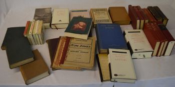 Various books including Charles Dickens