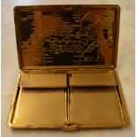 London Underground 1930s cigarette case