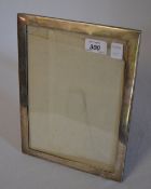 Silver photo frame with Birmingham hallm