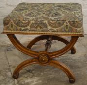 Reproduction Georgian X Stool (some repa