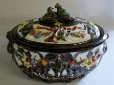 19th Century Wedgwood majolica game pie