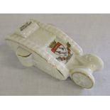 WWI crested china tank 'Model of British