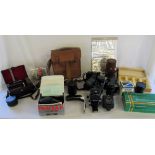 Selection of camera equipment and lenses