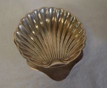 Silver shell shaped dish, Sheffield poss