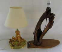 2 table lamps