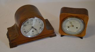 2 1930s mantle clocks (one W Brooks, Gri