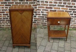 Inlaid cabinet with birds eye veneer and