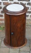 Victorian cylinder pot cupboard with ins