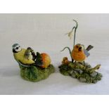 2 Border Fine Arts bird figures