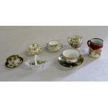 Assorted miniatures inc Crown Derby, Coa