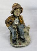 Norman Underhill 'tramp' figurine with s