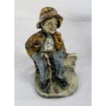 Norman Underhill 'tramp' figurine with s