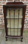 Small early 20th century display cabinet