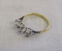 18ct gold ring (no stones) weight 2.5 g