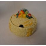 Clarice Cliff harvest ware jam pot