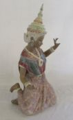 Large Lladro figure 'Thai Dancer' H 44 c