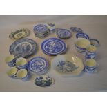 Selection of blue & white ceramics