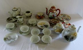 Various Japanese porcelain part tea serv