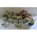 Various Japanese porcelain part tea serv