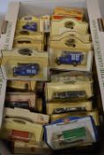 Boxed die cast model cars including Darl