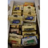 Boxed die cast model cars including Darl