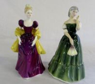 2 Royal Doulton figurines 'Loretta' HN 2