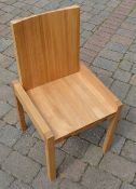 Oak metamorphic Reeves Design chair / ta
