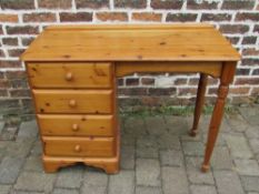 Pine dressing table and mirror (mirror n